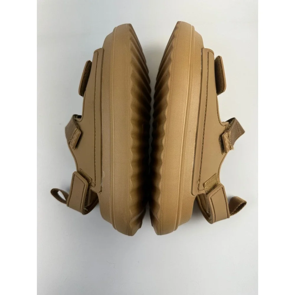 Project Cloud Goldie Platform Sandals Light Brown Chunky Adjustable Womens 8.5